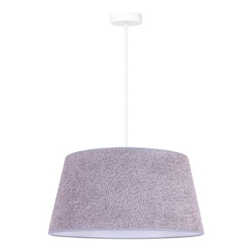Duolla - Chandelier on a string BOUCLE 1xE27/15W/230V d. 50 cm grey