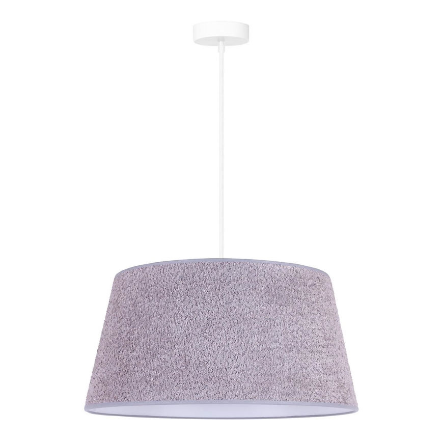 Duolla - Chandelier on a string BOUCLE 1xE27/15W/230V d. 50 cm grey