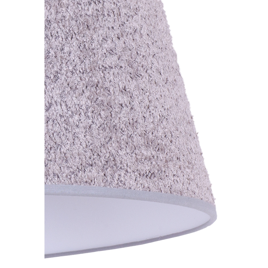 Duolla - Chandelier on a string BOUCLE 1xE27/15W/230V d. 50 cm grey