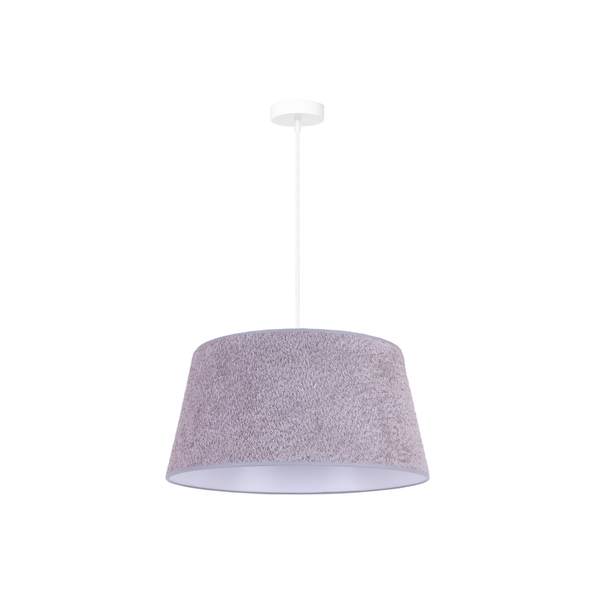 Duolla - Chandelier on a string BOUCLE 1xE27/15W/230V d. 50 cm grey