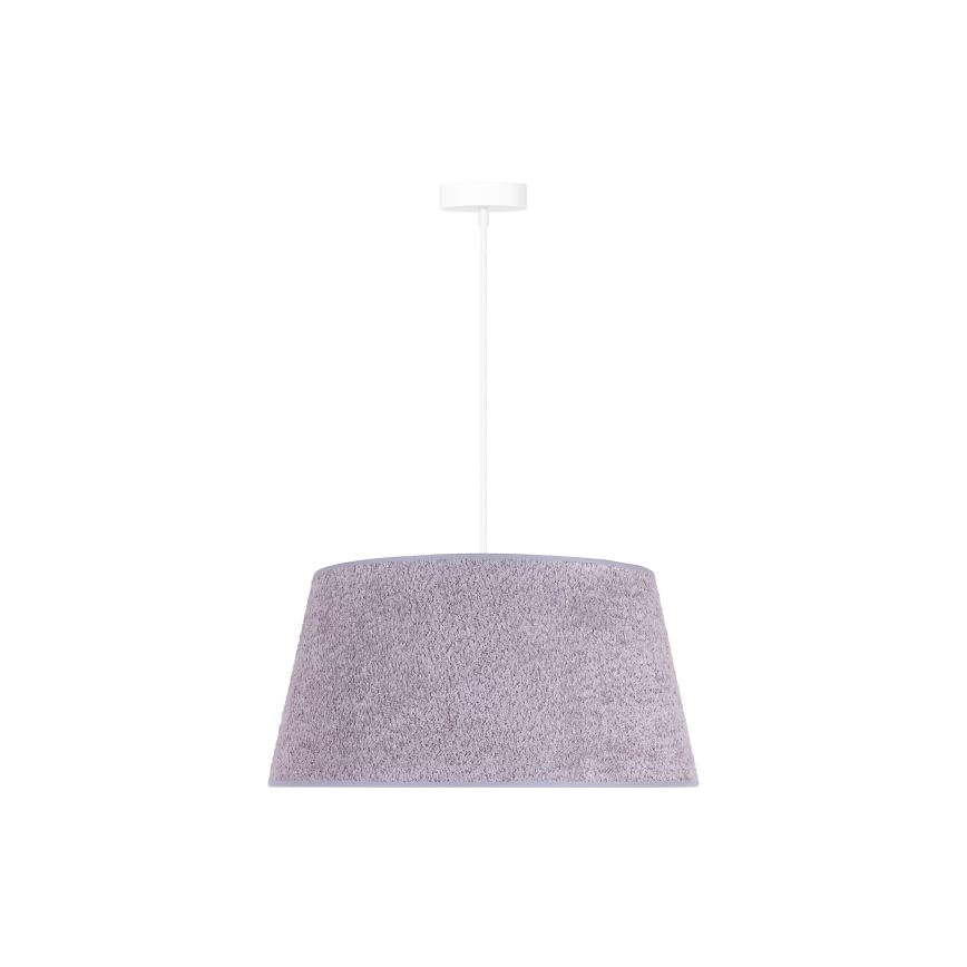 Duolla - Chandelier on a string BOUCLE 1xE27/15W/230V d. 50 cm grey