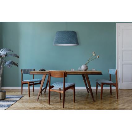 Duolla - Chandelier on a string BOUCLE 1xE27/15W/230V d. 50 cm turquoise