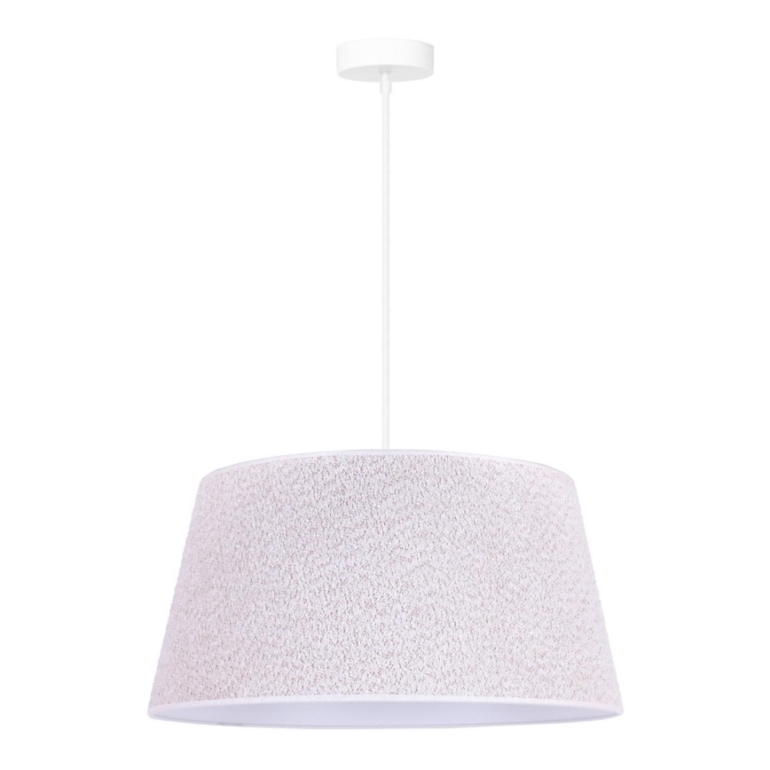 Duolla - Chandelier on a string BOUCLE 1xE27/15W/230V d. 50 cm white