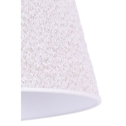 Duolla - Chandelier on a string BOUCLE 1xE27/15W/230V d. 50 cm white