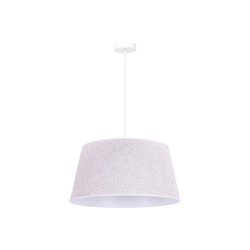 Duolla - Chandelier on a string BOUCLE 1xE27/15W/230V d. 50 cm white