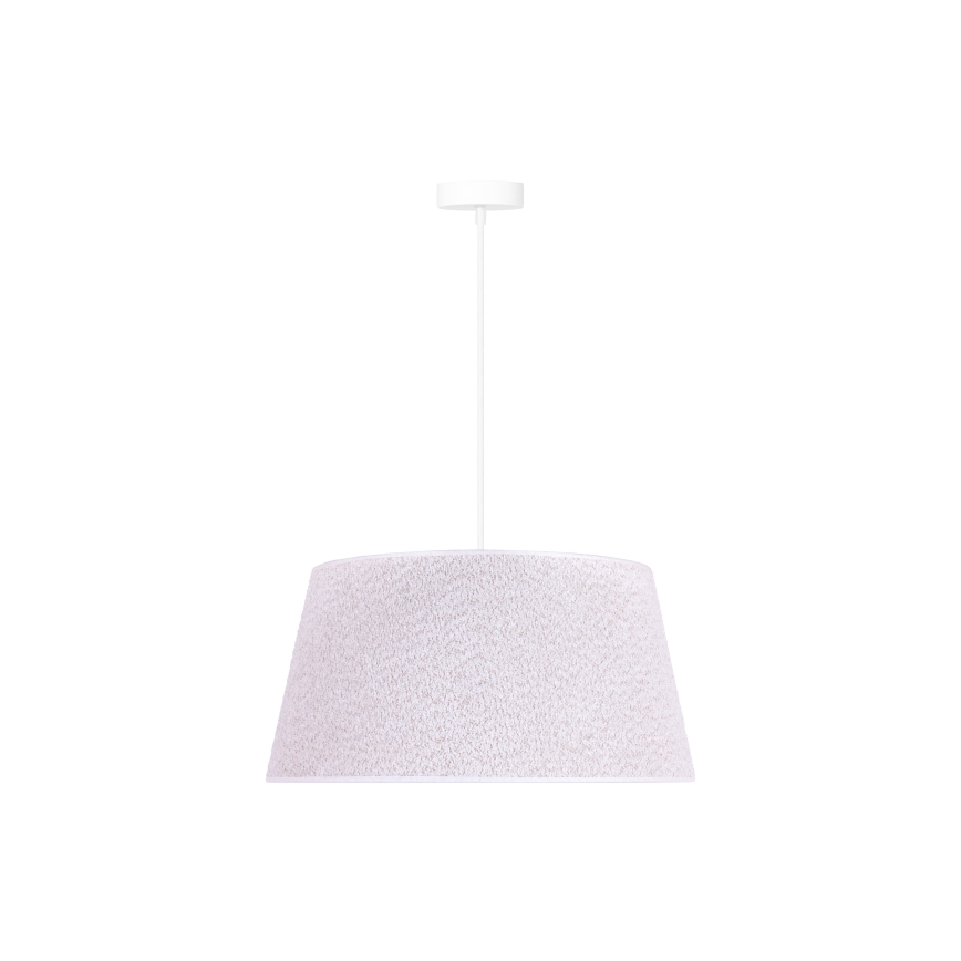 Duolla - Chandelier on a string BOUCLE 1xE27/15W/230V d. 50 cm white