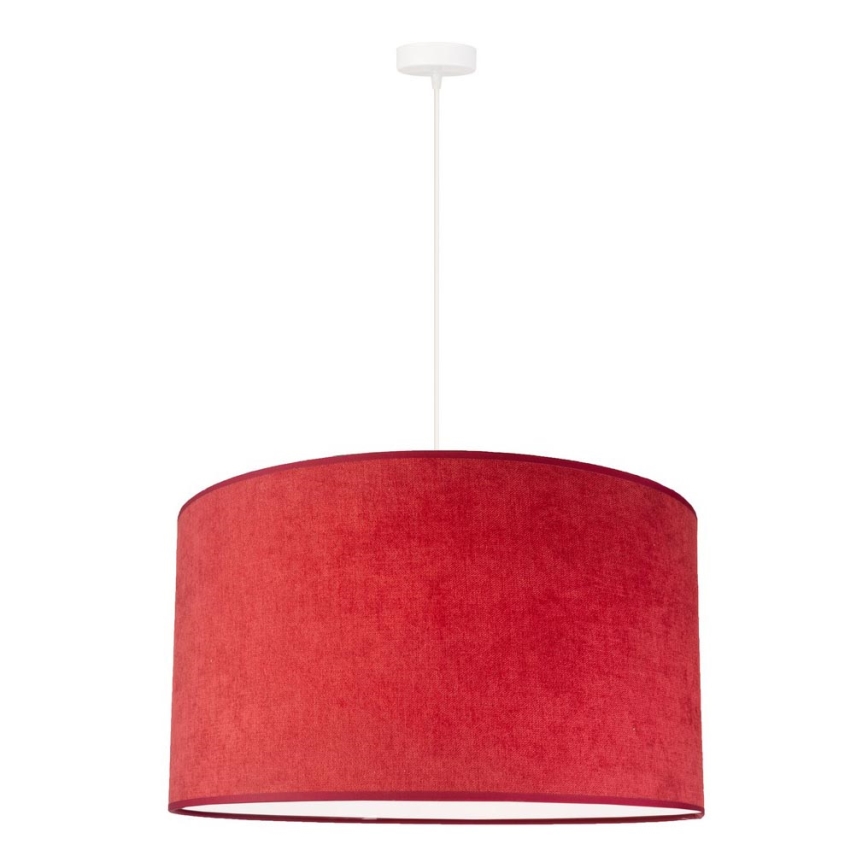 Duolla - Chandelier on a string BRISTOL 1xE27/40W/230V d. 45 cm red