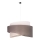 Duolla - Chandelier on a string BROOKLYN 1xE27/40W/230V d. 50 cm grey/beige/white