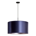 Duolla - Chandelier on a string CANNES 1xE27/15W/230V d. 45 cm blue/silver
