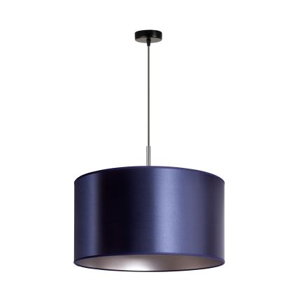 Duolla - Chandelier on a string CANNES 1xE27/15W/230V d. 45 cm blue/silver