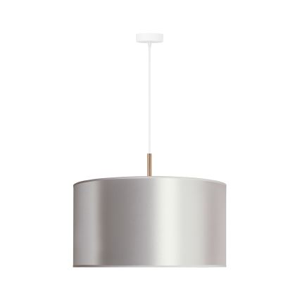 Duolla - Chandelier on a string CANNES 1xE27/15W/230V d. 45 cm silver/copper