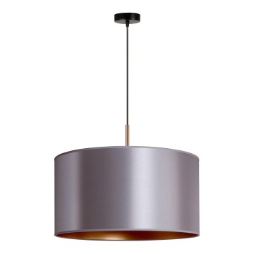 Duolla - Chandelier on a string CANNES 1xE27/15W/230V d. 45 cm silver/copper