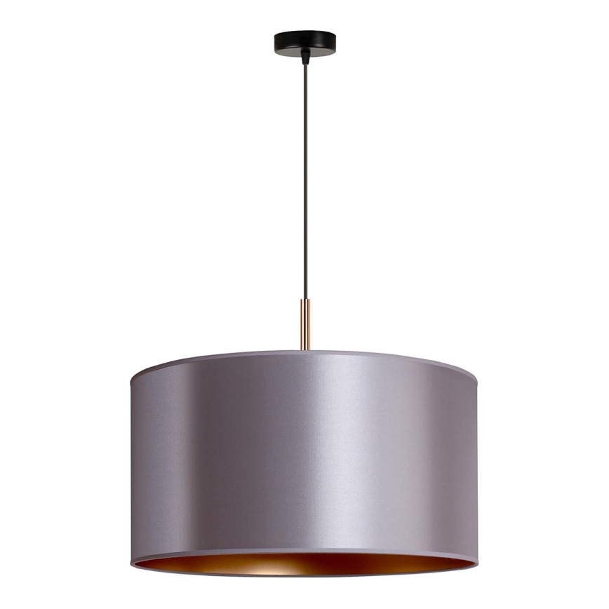 Duolla - Chandelier on a string CANNES 1xE27/15W/230V d. 45 cm silver/copper