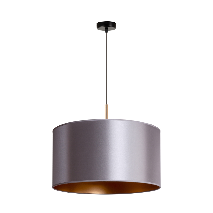 Duolla - Chandelier on a string CANNES 1xE27/15W/230V d. 45 cm silver/copper