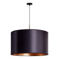 Duolla - Chandelier on a string CANNES 1xE27/15W/230V d. 50 cm black/copper