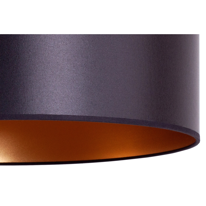 Duolla - Chandelier on a string CANNES 1xE27/15W/230V d. 50 cm black/copper