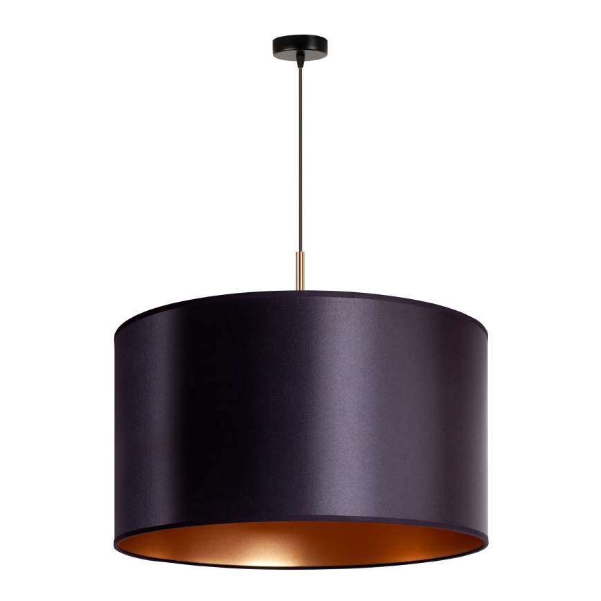 Duolla - Chandelier on a string CANNES 1xE27/15W/230V d. 50 cm black/copper