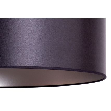 Duolla - Chandelier on a string CANNES 1xE27/15W/230V d. 50 cm black/silver