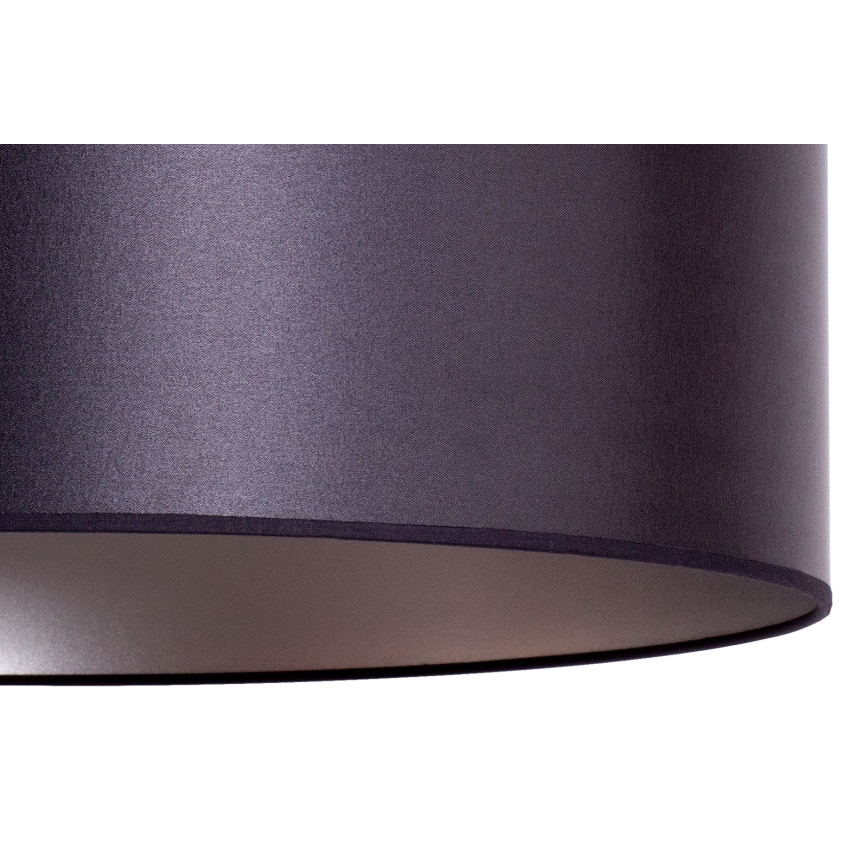 Duolla - Chandelier on a string CANNES 1xE27/15W/230V d. 50 cm black/silver