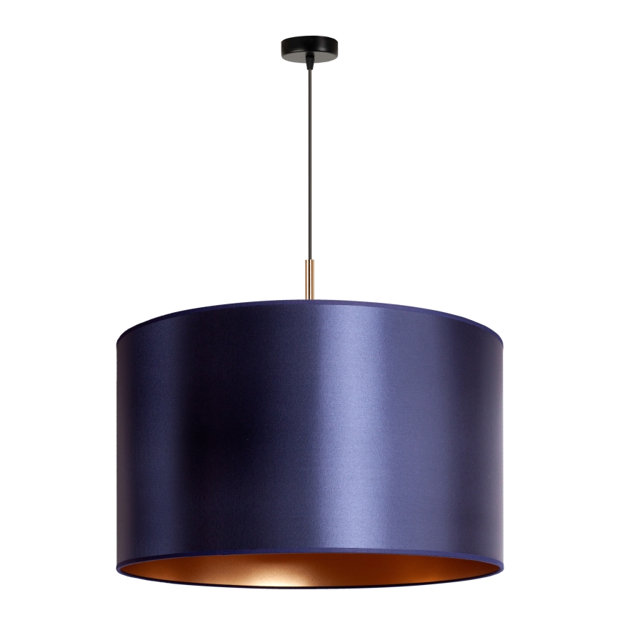Duolla - Chandelier on a string CANNES 1xE27/15W/230V d. 50 cm blue/copper