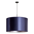Duolla - Chandelier on a string CANNES 1xE27/15W/230V d. 50 cm blue/silver