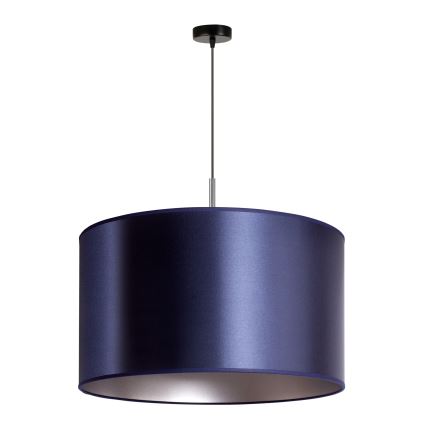 Duolla - Chandelier on a string CANNES 1xE27/15W/230V d. 50 cm blue/silver