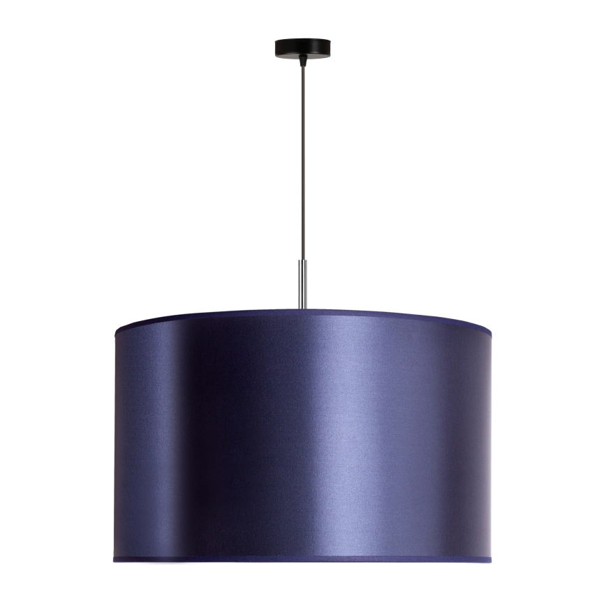 Duolla - Chandelier on a string CANNES 1xE27/15W/230V d. 50 cm blue/silver