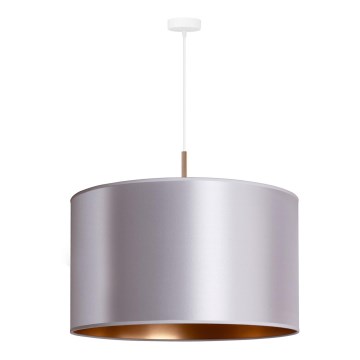Duolla - Chandelier on a string CANNES 1xE27/15W/230V d. 50 cm silver/copper