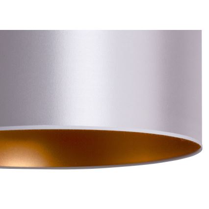 Duolla - Chandelier on a string CANNES 1xE27/15W/230V d. 50 cm silver/copper
