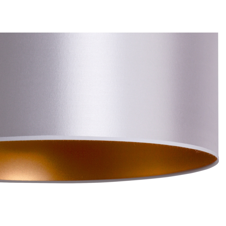 Duolla - Chandelier on a string CANNES 1xE27/15W/230V d. 50 cm silver/copper