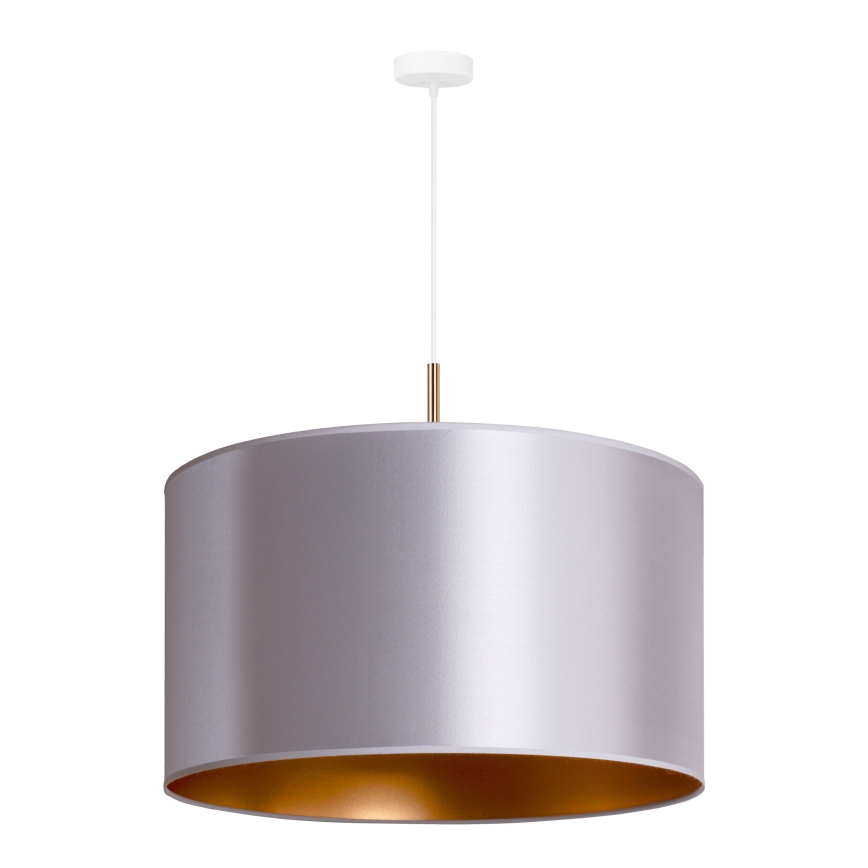 Duolla - Chandelier on a string CANNES 1xE27/15W/230V d. 50 cm silver/copper