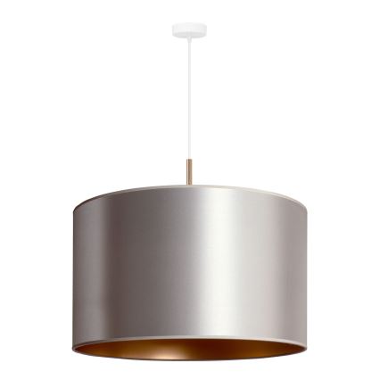 Duolla - Chandelier on a string CANNES 1xE27/15W/230V d. 50 cm silver/copper