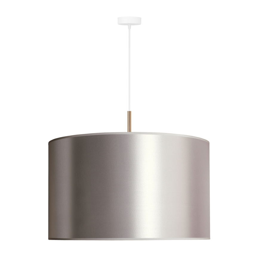 Duolla - Chandelier on a string CANNES 1xE27/15W/230V d. 50 cm silver/copper