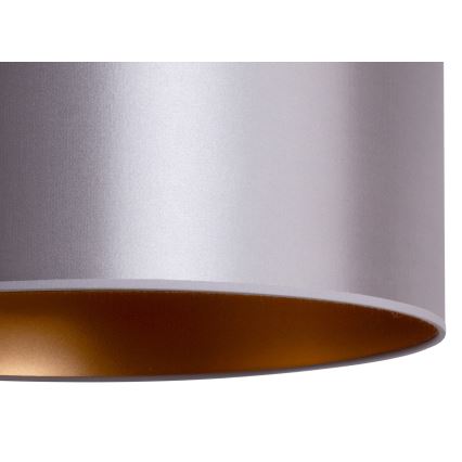 Duolla - Chandelier on a string CANNES 1xE27/15W/230V d. 50 cm silver/copper