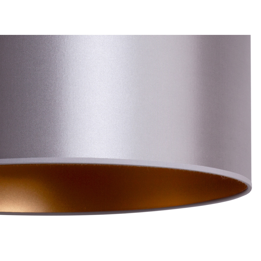 Duolla - Chandelier on a string CANNES 1xE27/15W/230V d. 50 cm silver/copper