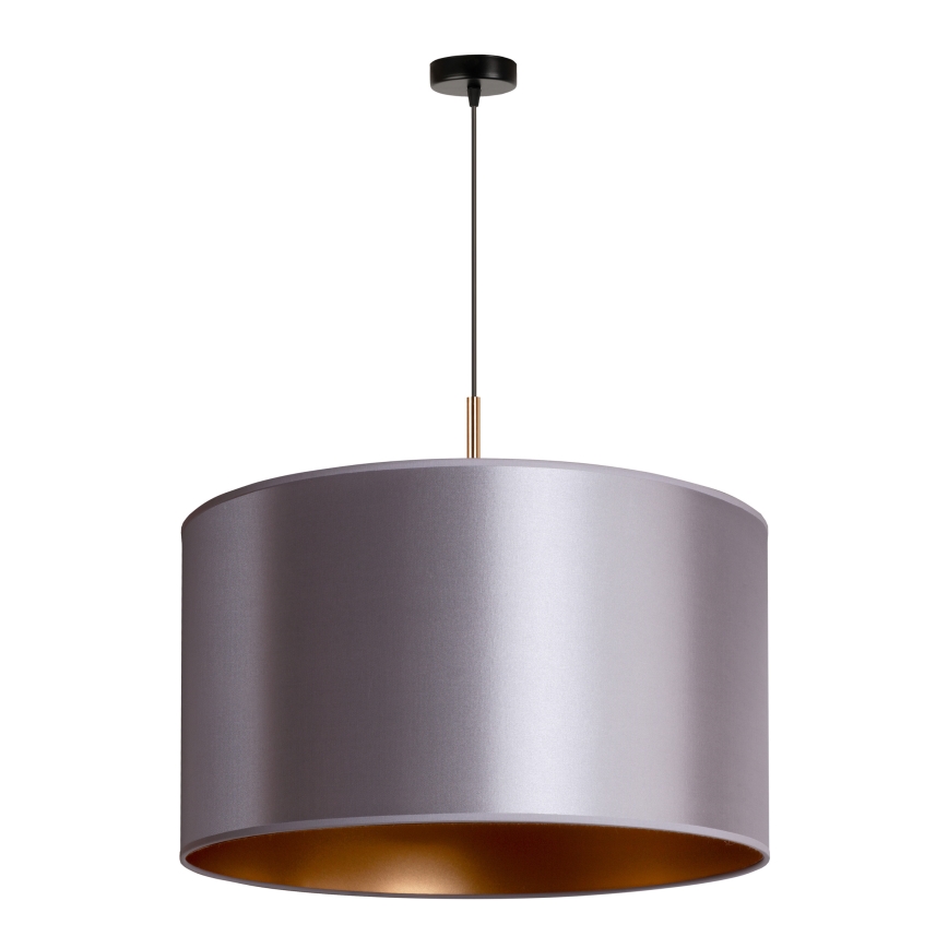 Duolla - Chandelier on a string CANNES 1xE27/15W/230V d. 50 cm silver/copper