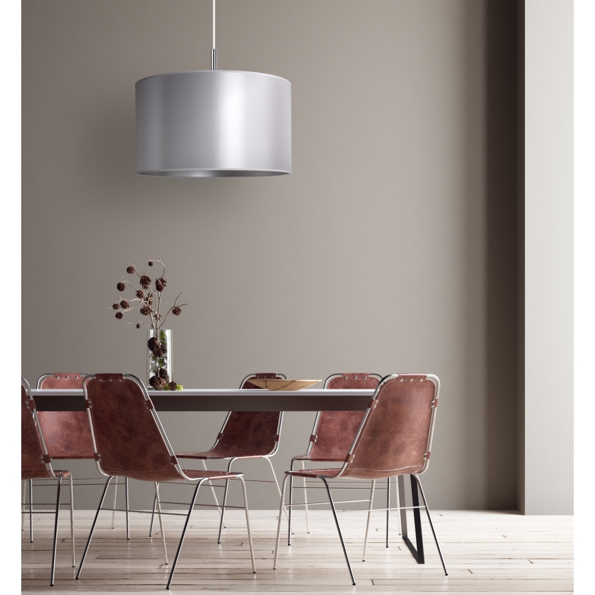Duolla - Chandelier on a string CANNES 1xE27/15W/230V d. 50 cm silver