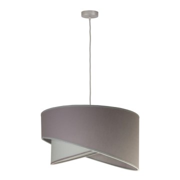 Duolla - Chandelier on a string CELLO 1xE27/40W/230V d. 45 cm grey/green