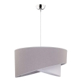 Duolla - Chandelier on a string CELLO 1xE27/40W/230V d. 45 cm grey