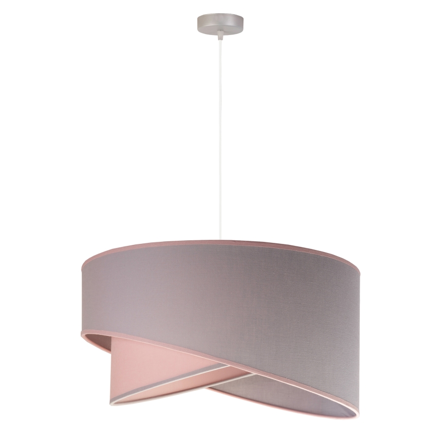 Duolla - Chandelier on a string CELLO 1xE27/40W/230V d. 45 cm pink