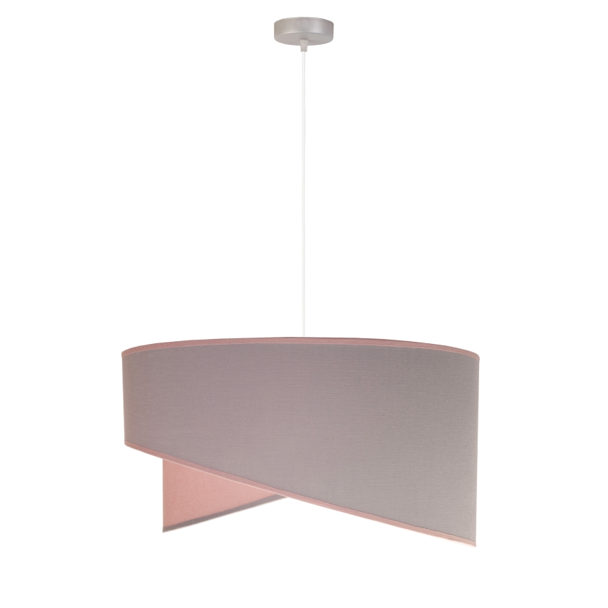 Duolla - Chandelier on a string CELLO 1xE27/40W/230V d. 45 cm pink