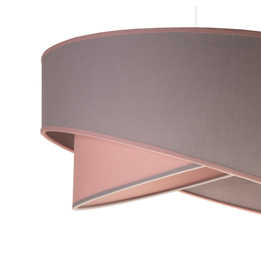 Duolla - Chandelier on a string CELLO 1xE27/40W/230V d. 45 cm pink
