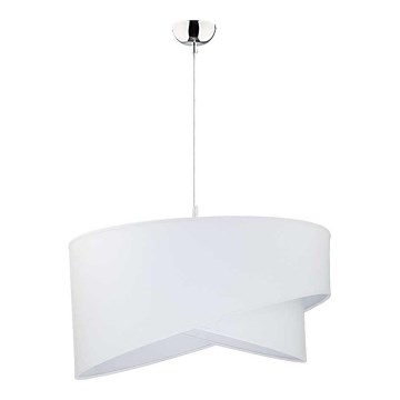Duolla - Chandelier on a string CELLO 1xE27/40W/230V d. 45 cm white