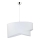 Duolla - Chandelier on a string CELLO 1xE27/40W/230V d. 45 cm white