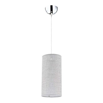 Duolla - Chandelier on a string CIGAR 1xE27/40W/230V d. 15 cm light grey