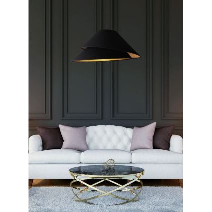 Duolla - Chandelier on a string COCO 1xE27/40W/230V d. 50 cm black