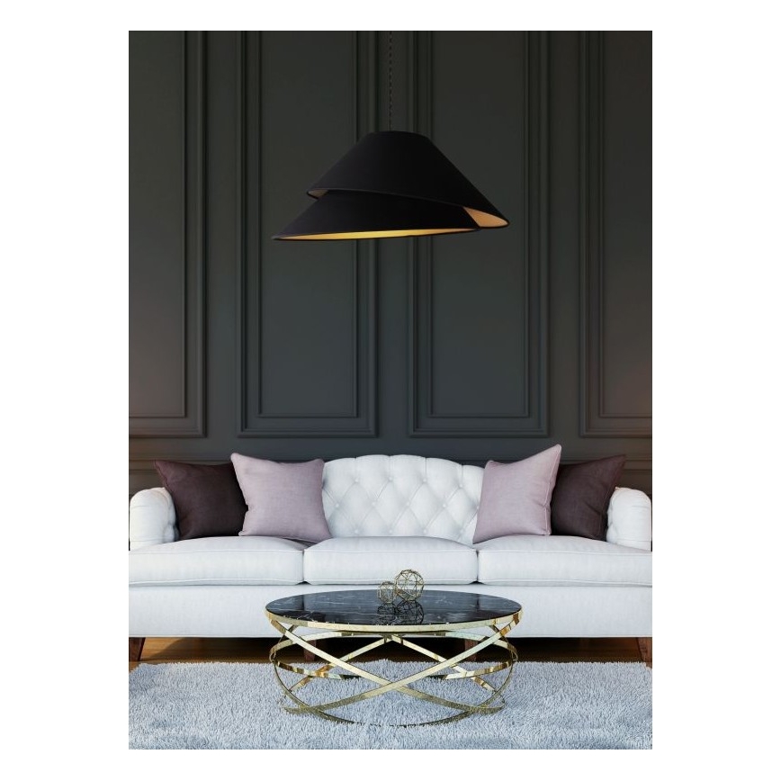 Duolla - Chandelier on a string COCO 1xE27/40W/230V d. 50 cm black