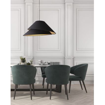 Duolla - Chandelier on a string COCO 1xE27/40W/230V d. 50 cm black
