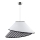 Duolla - Chandelier on a string COCO 1xE27/40W/230V d. 50 cm white/black