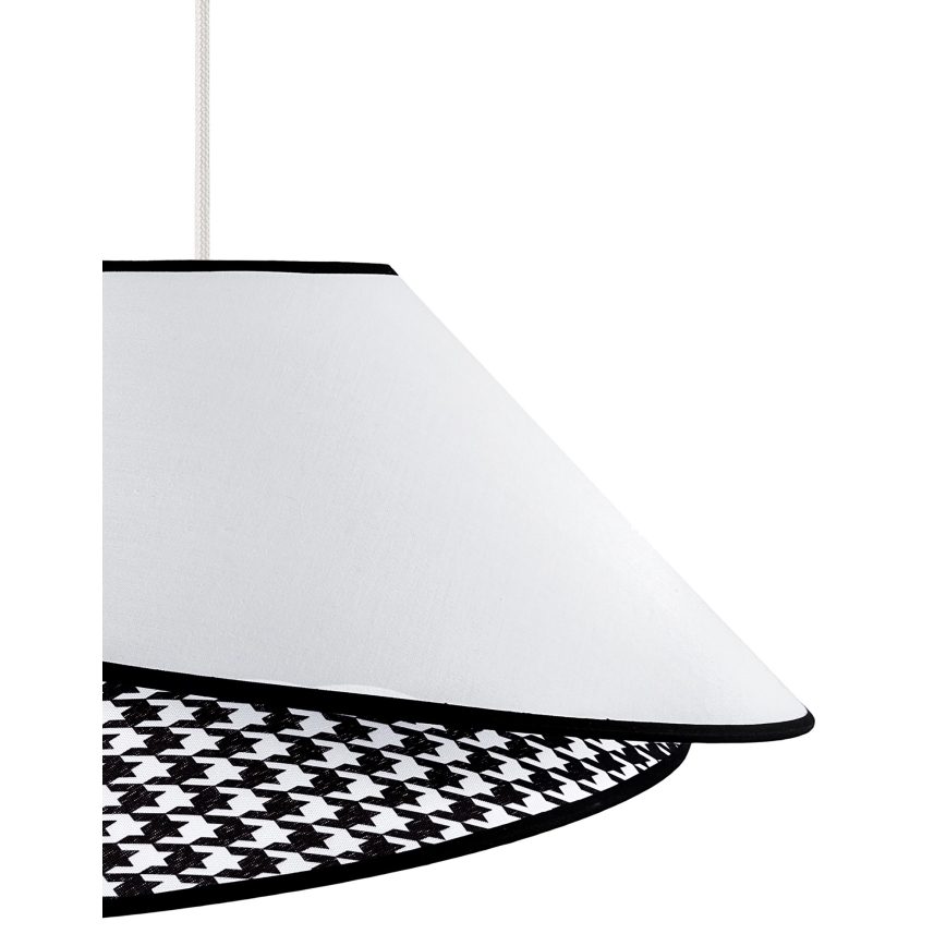 Duolla - Chandelier on a string COCO 1xE27/40W/230V d. 50 cm white/black